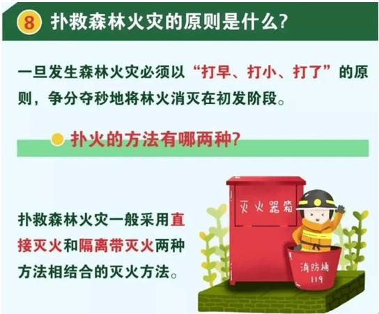 赶紧看过来～一组图解森林防火小知识注意森林防火,确保森林资源安全