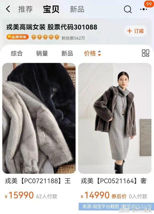 淘系女装第一股戎美上市破发5个交易日市值缩水65亿