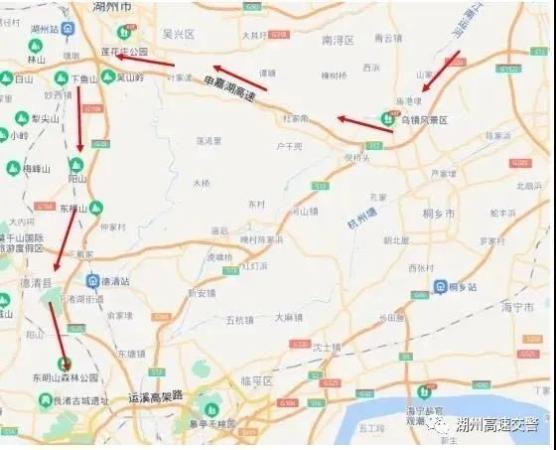 5,新市,新安,雷甸,塘栖,崇贤去往杭州方向车辆可以反向走s13练杭高速