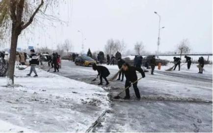 看点通辽各旗县市区奋力迎战暴风雪