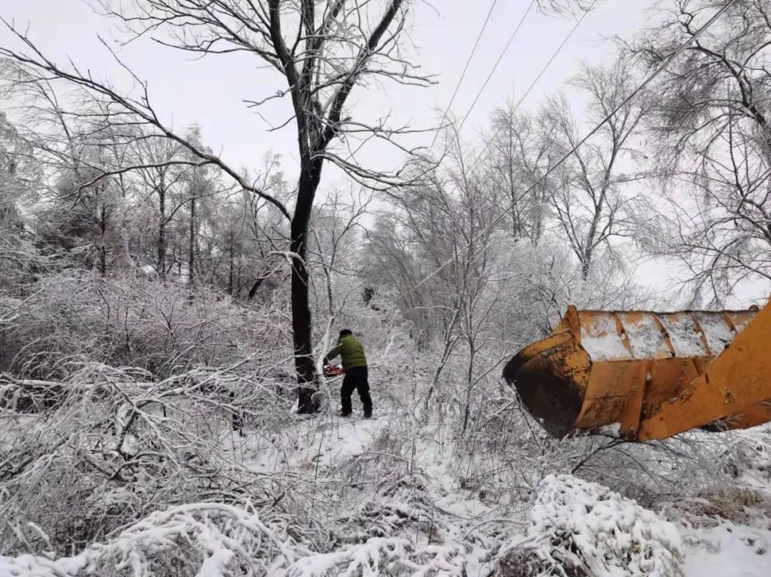 迎战冰雪全县上下全力以赴应对灾害天气保供电保民生