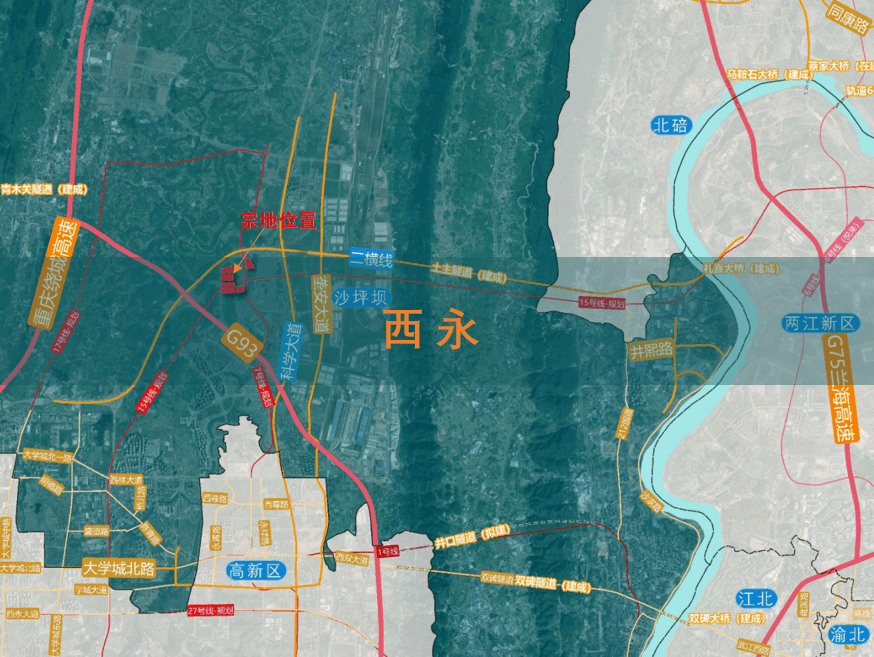 沙坪坝区中医院教育:远祖桥小学,重庆六十四中,阳光家园小学校,规划