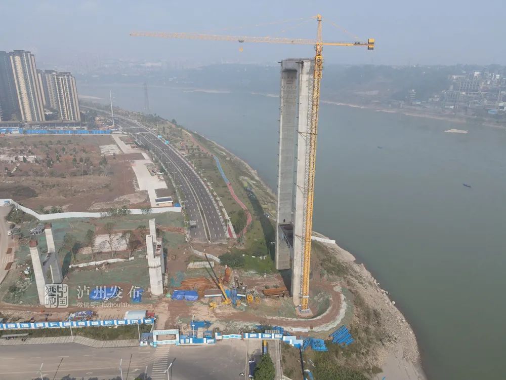 年底前实现先导索过江丨泸州长江二桥"西南第一锚"预计下月中旬完工