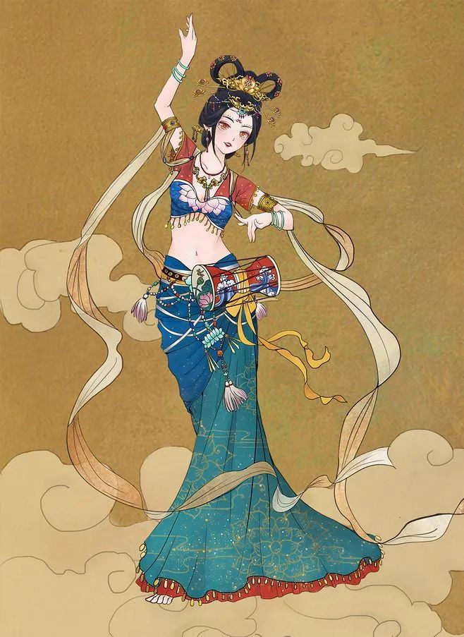 秘境敦煌敦煌莫高窟有些飞天为何是黑色的
