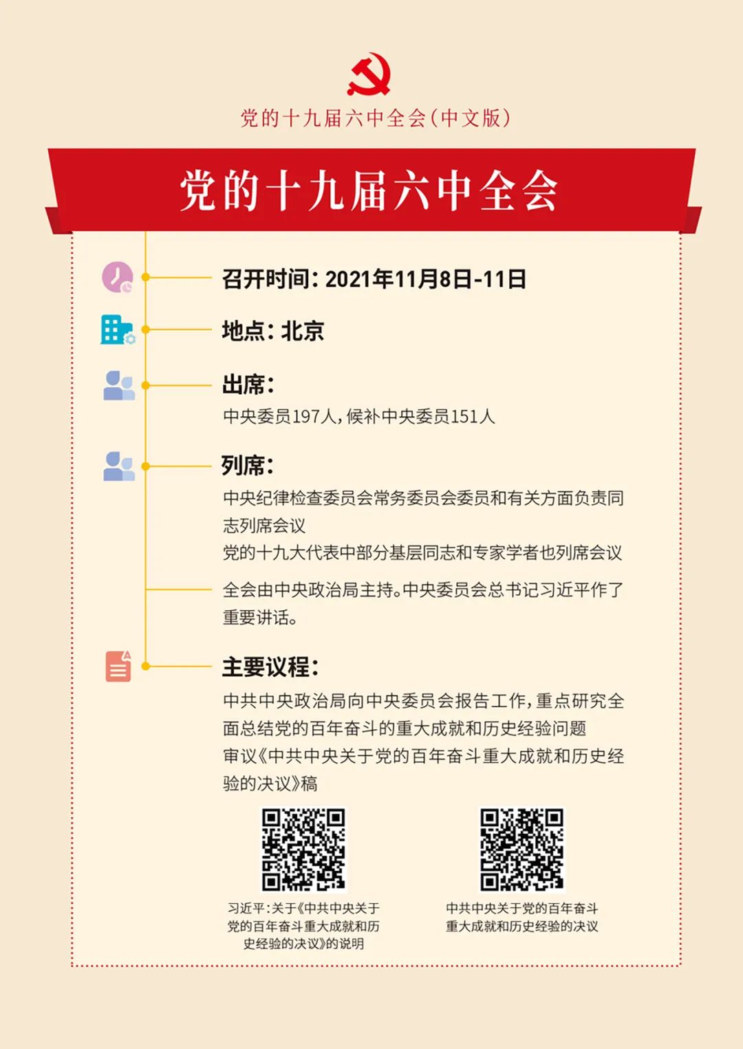 首发六国语言口袋书中建一局创新方式学习党的十九届六中全会精神