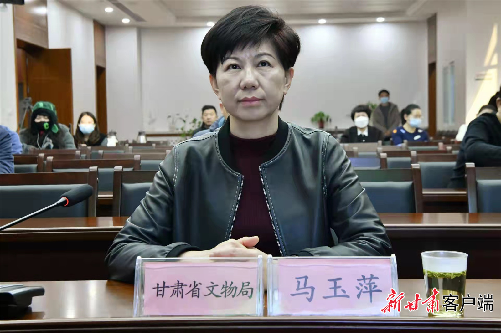 甘肃省文物局局长马玉萍.