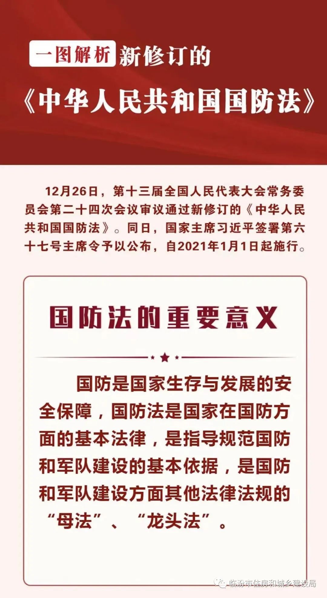 一图解析新修订的中华人民共和国国防法