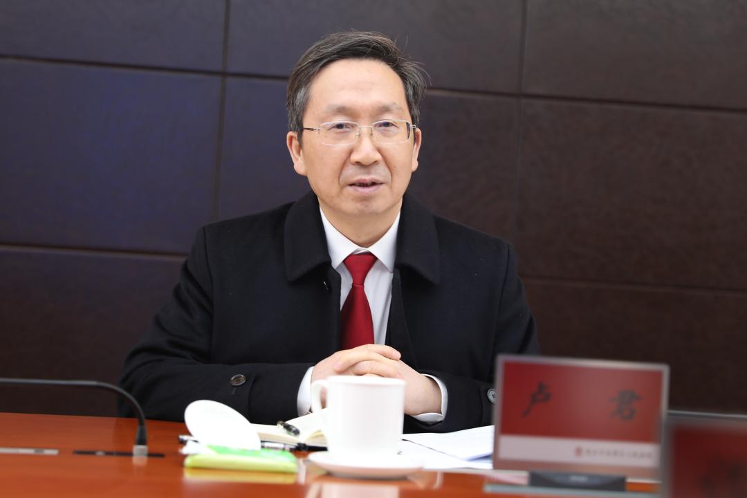 市一中法院卢君院长调研指导长寿法院工作