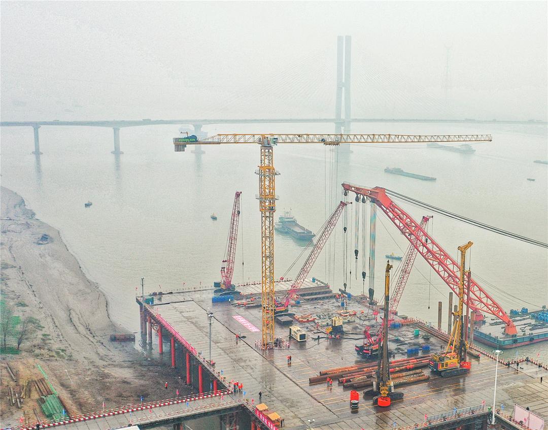 67今天g3铜陵长江公铁大桥正式动工了