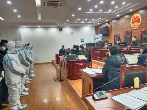 中院动态宿州法院两级警队圆满完成胡某等5名恶势力犯罪集团庭审警务