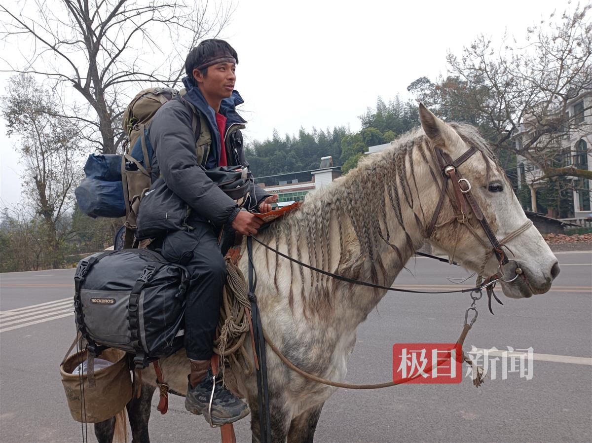 重庆小伙骑马从新疆返家半年行八千里春节前能与家人团聚