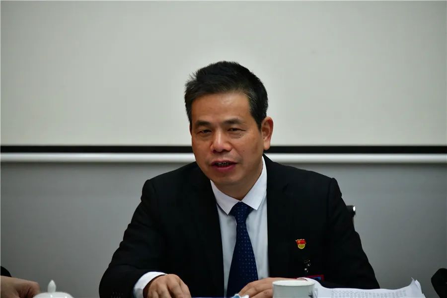 樊广平发言忻城县人大常委会主任樊广平参加古蓬镇代表团审议,对与会