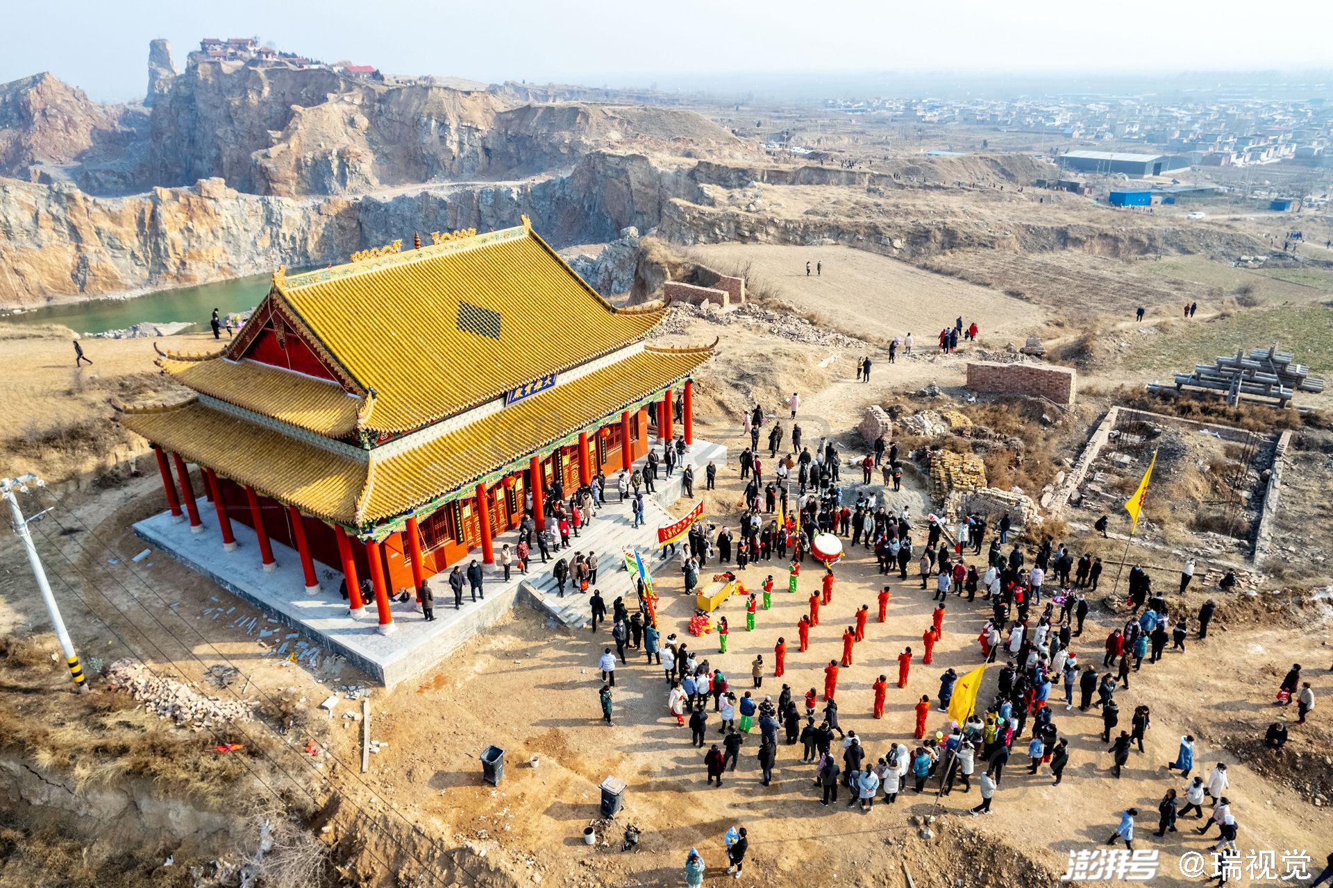 浚县同山庙会正月初八虎年赶的第一个庙会