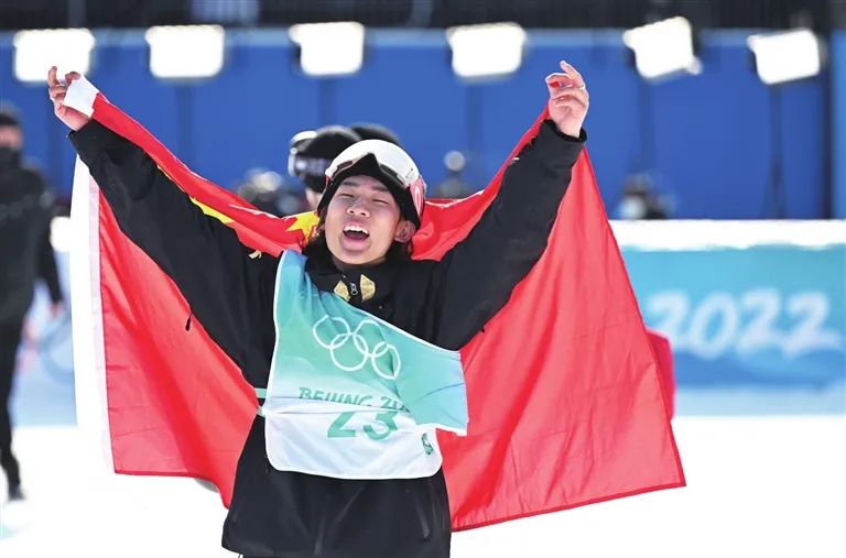 中国单板滑雪冬奥会首金入账太原选手苏翊鸣夺冠改写历史