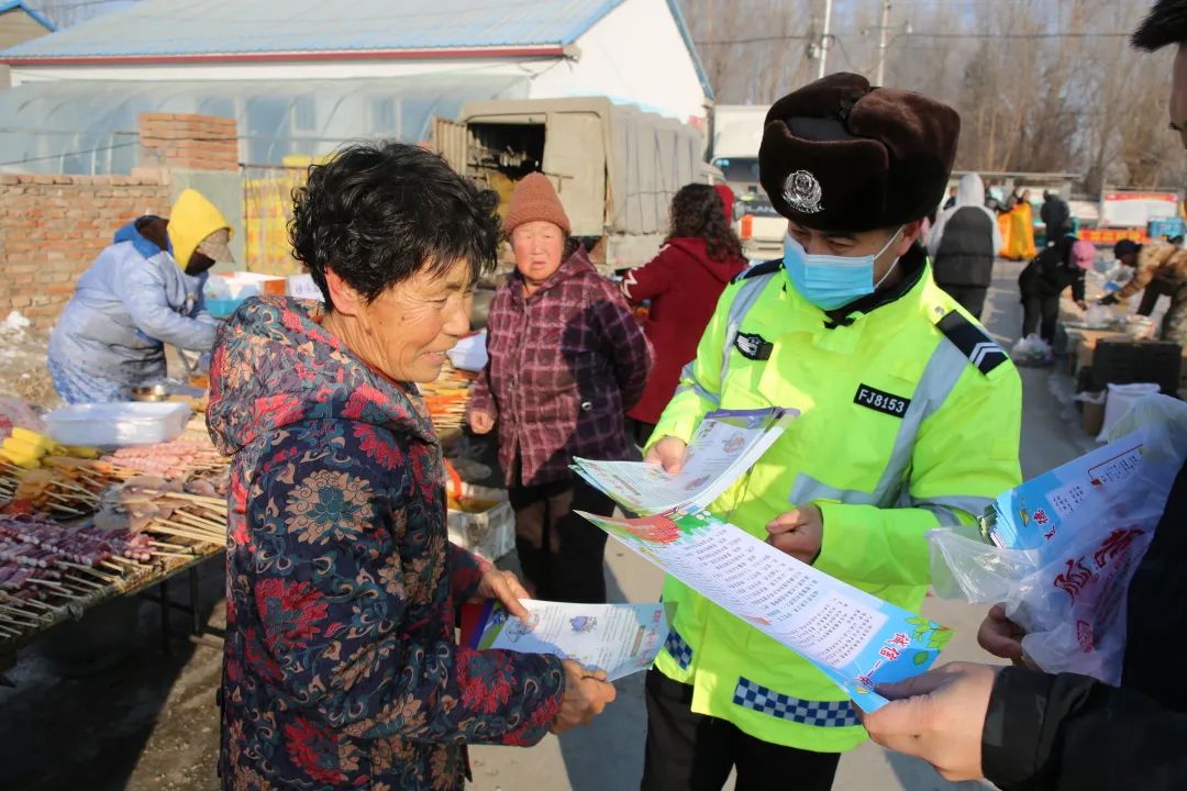 松原市乾安县广泛宣传除隐患警民共筑安全路