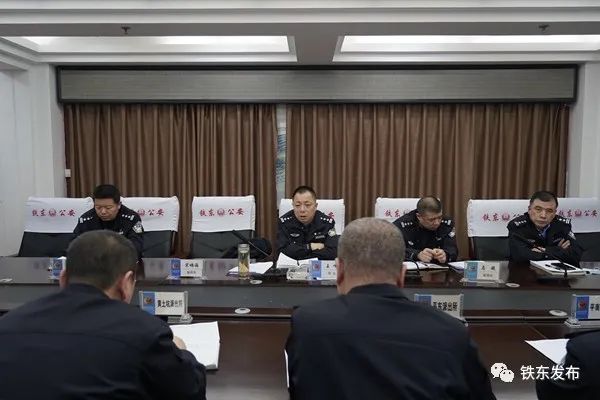 副区长,公安分局局长王峰出席会议并讲话