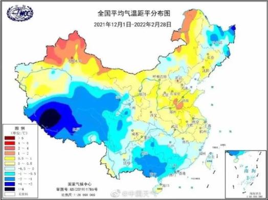 2021年12月至2022年1月,除12月下旬气温偏低外,其余各旬气温均偏高