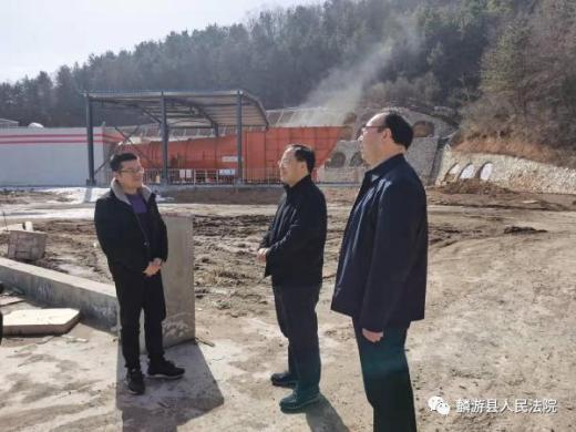 麟游法院张小强院长一线督导重点项目建设