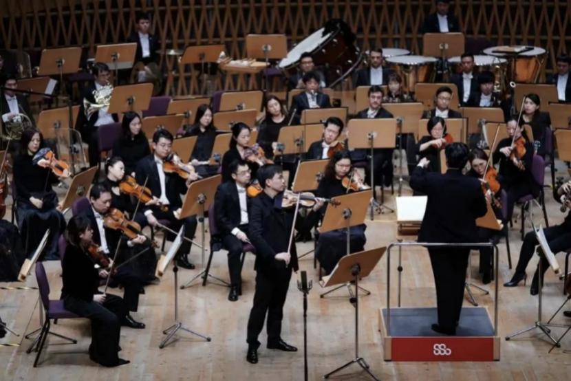 67947爱乐厅中国现场上海交响乐团展现中西连璧