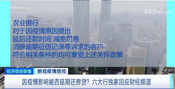 疫情影响的个人贷款客户,给予个人贷款延期还款服务支持,延期还款期间