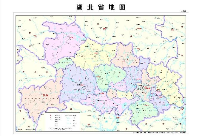 2022版湖北省标准地图正式发布