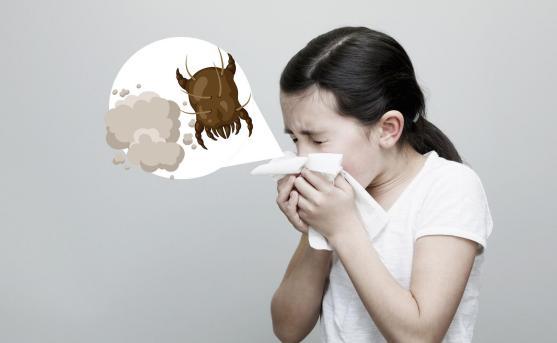 尤其是儿童和过敏体质者,接触尘螨会引发过敏性哮喘,过敏性鼻炎,过敏