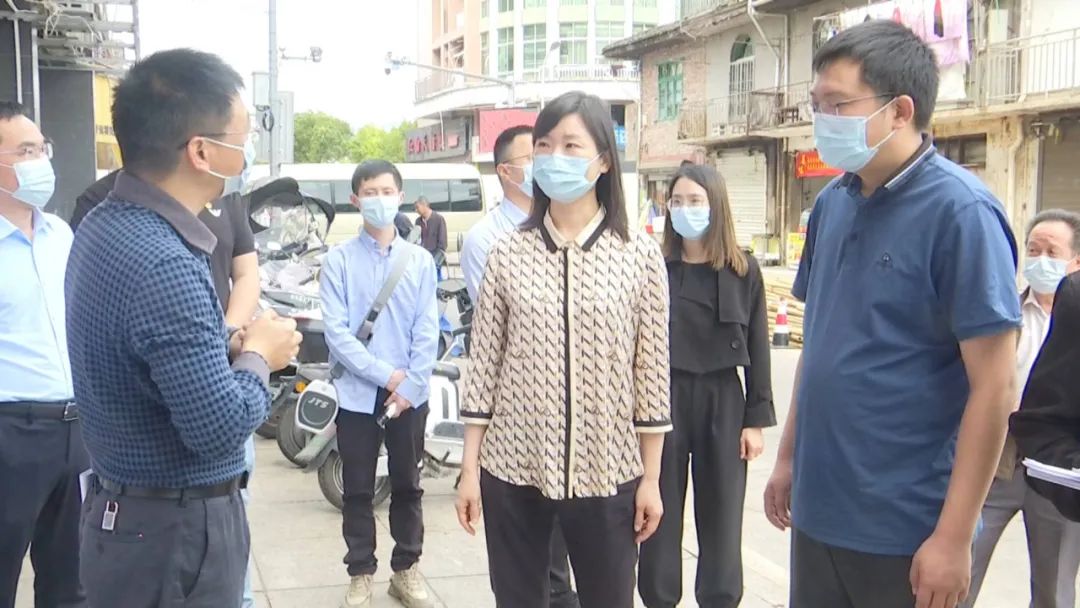 陈怡一行先后来到县疾病预防控制中心新建项目,县老旧小区片区改造