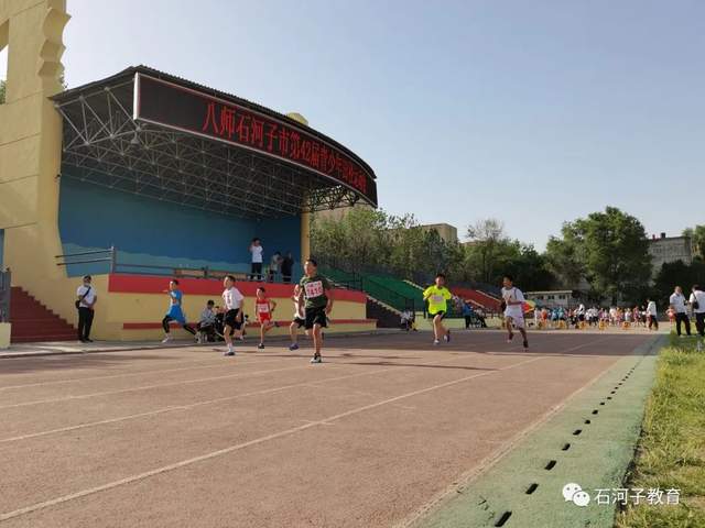 第八师石河子市第42届青少年田径运动会鸣枪开赛