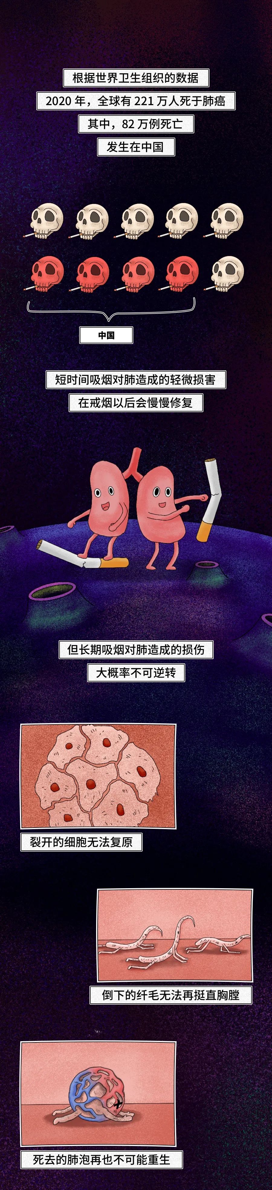 世界无烟日你的肺就是这样坏掉的