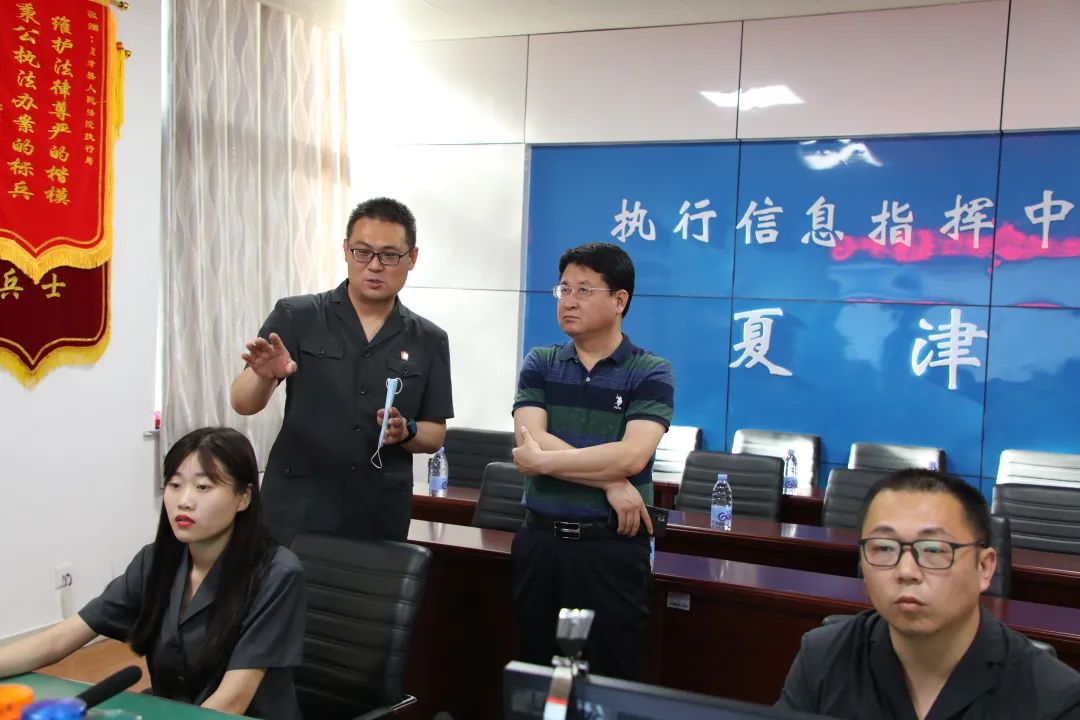 县委常委政法委书记祖全奎到夏津法院调研指导工作