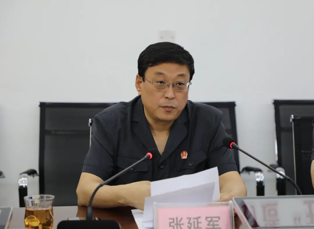 县委常委政法委书记祖全奎到夏津法院调研指导工作