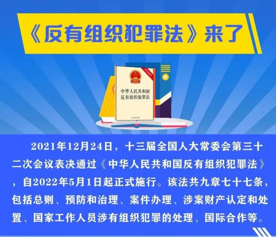 一图读懂反有组织犯罪法