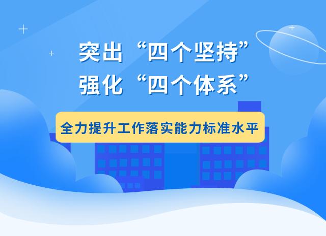 能力作风建设年丨突出四个坚持强化四个体系全力提升工作落实能力标准