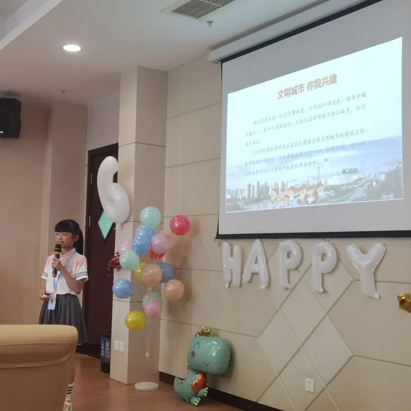 林妍汐我建议:学会文明用语,垃圾分类.