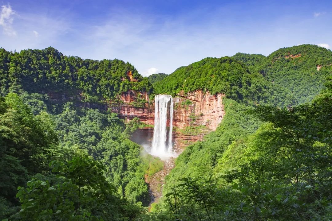 盛夏时节来四面山水的江津清凉游