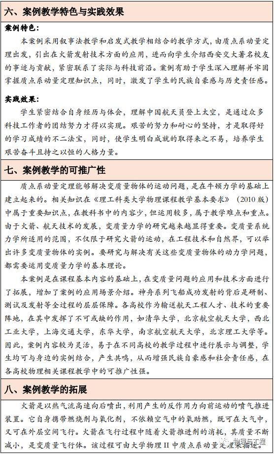 课程思政工作委员会a优秀案例展示14力学质点系动量定理及其在中国