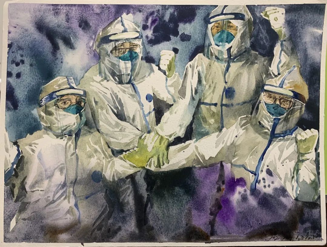 共抗疫情,爱国力行 | 吉大师生原创作品展(一)