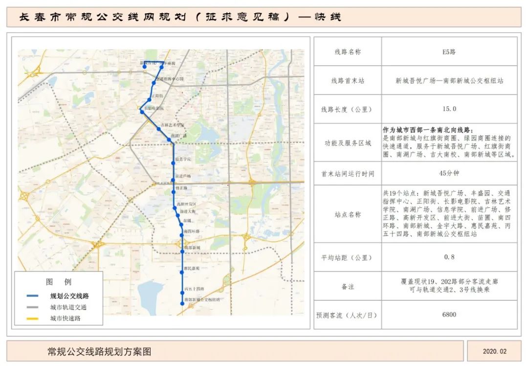 长春将新开18条公交快线你有啥建议附规划线路图