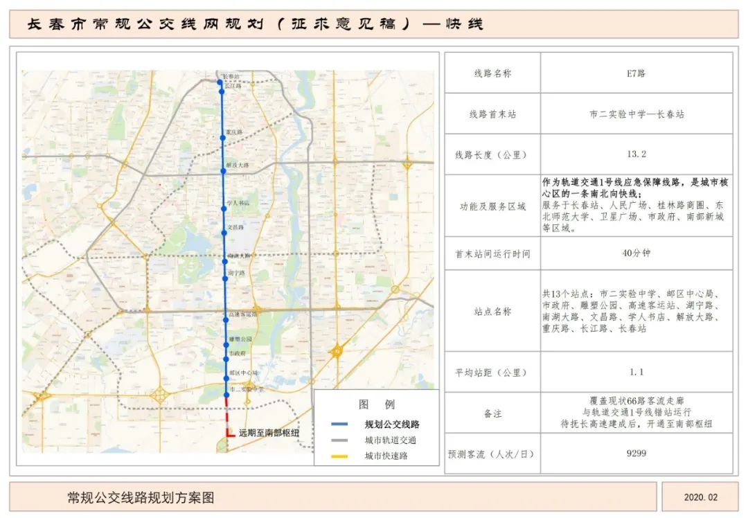 长春将新开18条公交快线你有啥建议附规划线路图