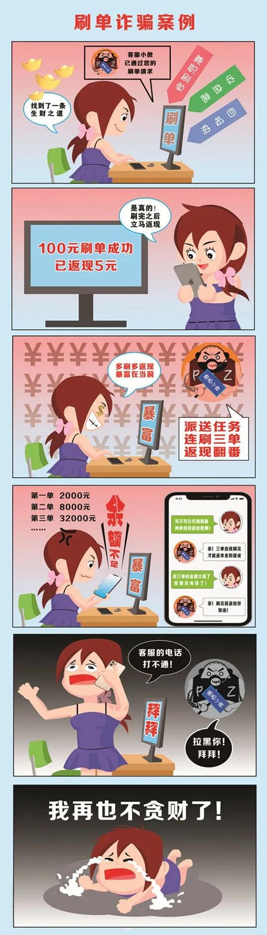 速来围观,反电诈宣传漫画出炉啦!