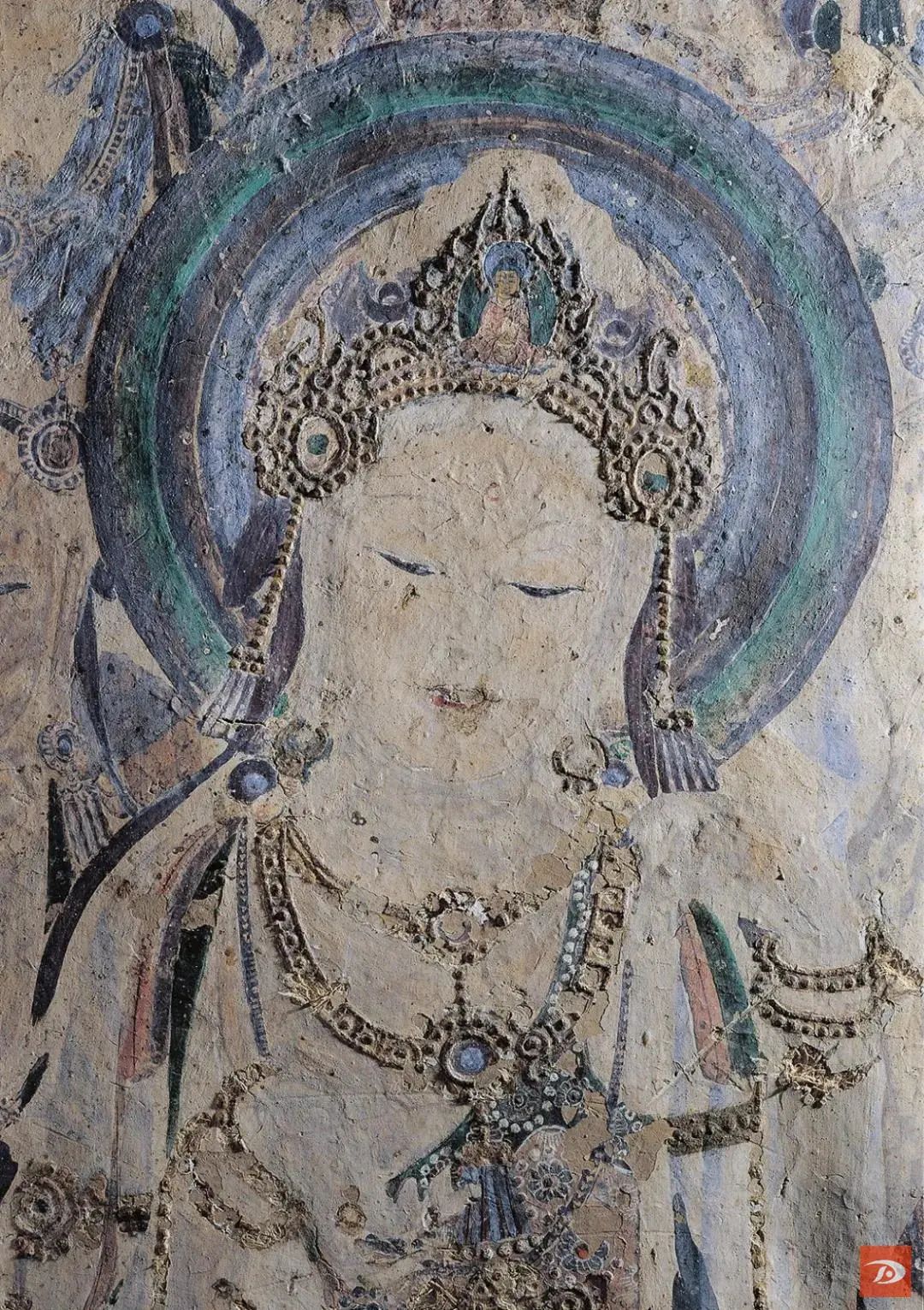 敦煌壁画中菩萨画像数量庞大,以慈悲怡然,饶益有情的形象为人熟知.