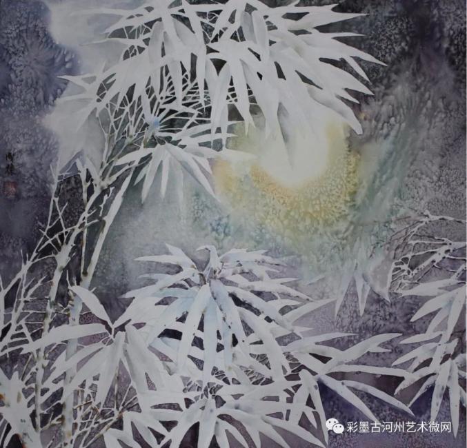 注情水彩画何成栋水彩画作品微展