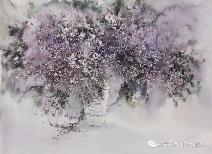 注情水彩画何成栋水彩画作品微展