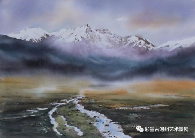 "注情水彩画-何成栋水彩画作品微展