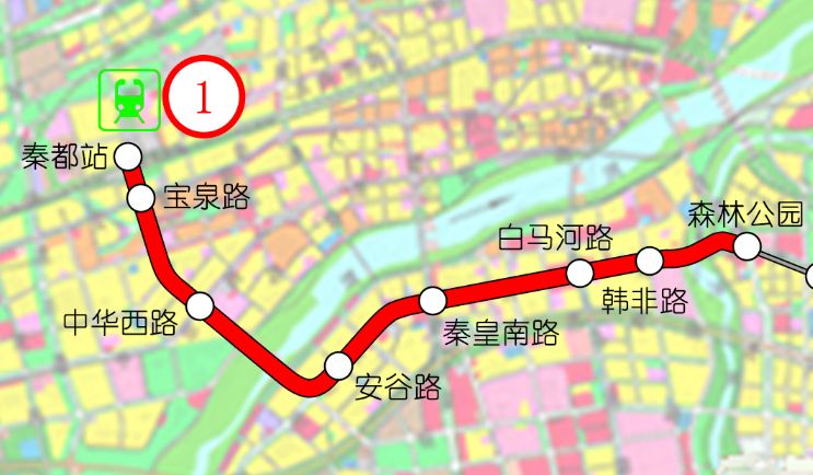 路线走向:自西安东站南段引出,经西安市灞桥区,长安区,商洛市柞水县