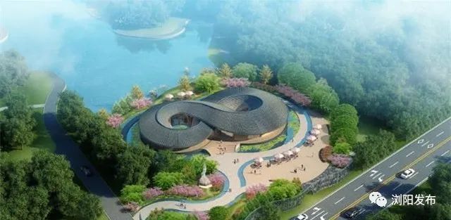 浏阳市官渡镇田螺小镇·嗍螺馆主体结构全部完成