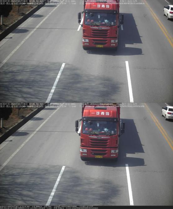 晋城交警  部分大货车闯禁行违法行为监控截图 【违法时间】:2020/3