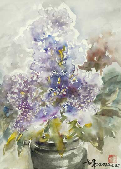 中国著名水彩画名家许世虎作品欣赏