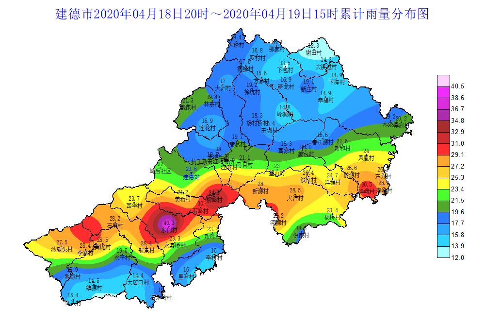 今日谷雨,建德进入阴雨模式!