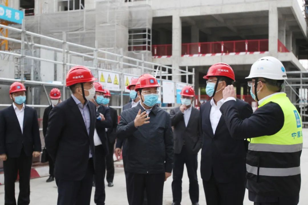 赵晓江赴中建八局调研疫情防控,复工复产及临港新片区